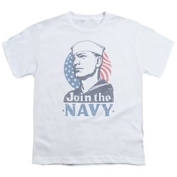 U.S. Navy Join Now - Youth T-Shirt Youth T-Shirt (Ages 8-12) U.S. Navy   