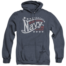 U.S. Navy Stars - Heather Pullover Hoodie Heather Pullover Hoodie U.S. Navy   