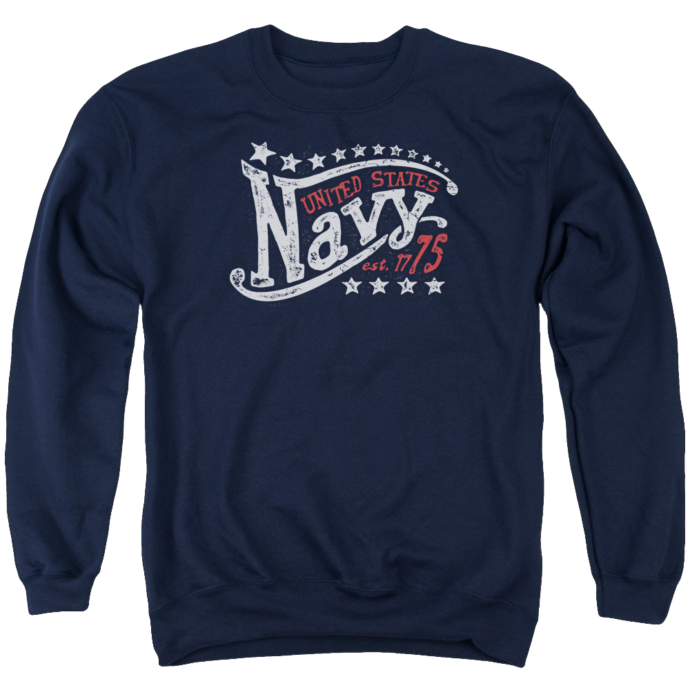 U.S. Navy Stars - Men's Crewneck Sweatshirt Men's Crewneck Sweatshirt U.S. Navy   