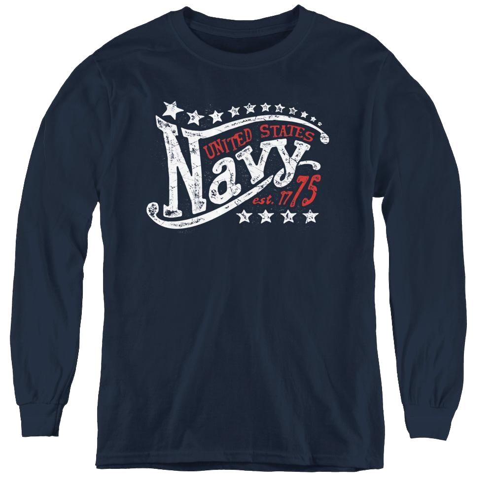 U.S. Navy Stars - Youth Long Sleeve T-Shirt Youth Long Sleeve T-Shirt U.S. Navy   