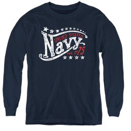 U.S. Navy Stars - Youth Long Sleeve T-Shirt Youth Long Sleeve T-Shirt U.S. Navy   