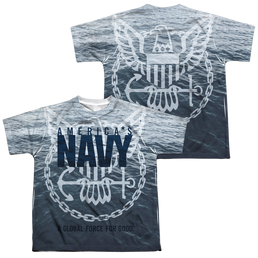 U.S. Navy Force For Good (Front/Back Print) - Youth All-Over Print T-Shirt Youth All-Over Print T-Shirt (Ages 8-12) U.S. Navy   