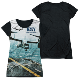 U.S. Navy Osprey - Juniors Black Back T-Shirt Juniors Black Back T-Shirt U.S. Navy   