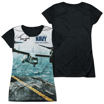 U.S. Navy Osprey - Juniors Black Back T-Shirt Juniors Black Back T-Shirt U.S. Navy   