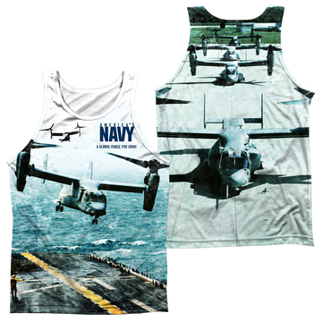 U.S. Navy Osprey (Front/Back Print) - Men's All Over Print Tank Top Men's All Over Print Tank U.S. Navy   