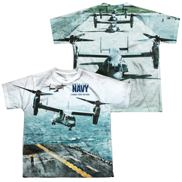 U.S. Navy Osprey (Front/Back Print) - Youth All-Over Print T-Shirt Youth All-Over Print T-Shirt (Ages 8-12) U.S. Navy   