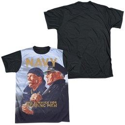 U.S. Navy Long Gaze - Men's Black Back T-Shirt Men's Black Back T-Shirt U.S. Navy   