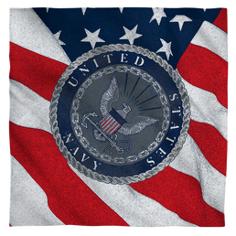 Navy - Flag Seal Bandana Bandanas U.S. Navy   