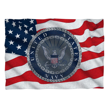 U.S. Navy Flag Seal - Pillow Case Pillow Cases U.S. Navy   