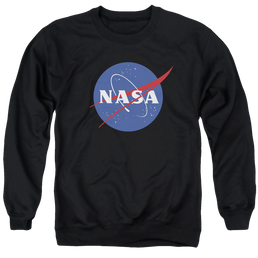 NASA Meatball Logo - Men's Crewneck Sweatshirt Men's Crewneck Sweatshirt NASA   