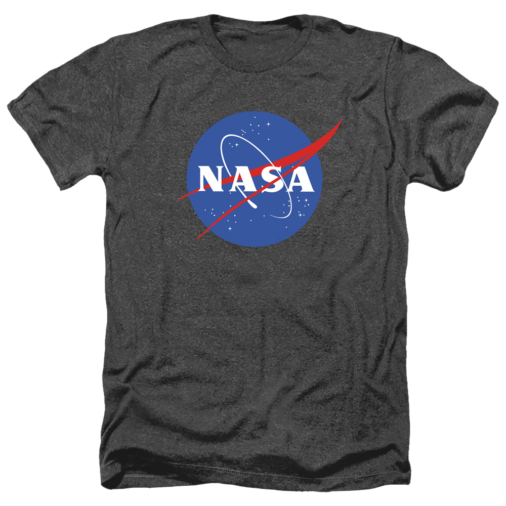 NASA Meatball Logo - Men's Heather T-Shirt Men's Heather T-Shirt NASA   