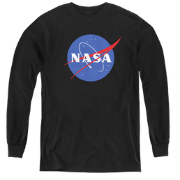 NASA Meatball Logo - Youth Long Sleeve T-Shirt Youth Long Sleeve T-Shirt NASA   