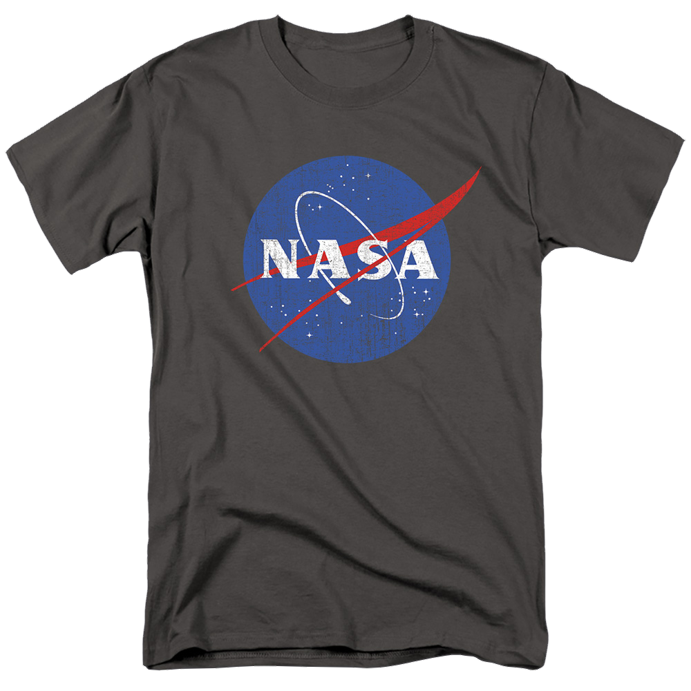 NASA Meatball Logo Distressed - Men's Regular Fit T-Shirt Men's Regular Fit T-Shirt NASA   