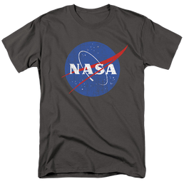 NASA Meatball Logo Distressed - Men's Regular Fit T-Shirt Men's Regular Fit T-Shirt NASA   