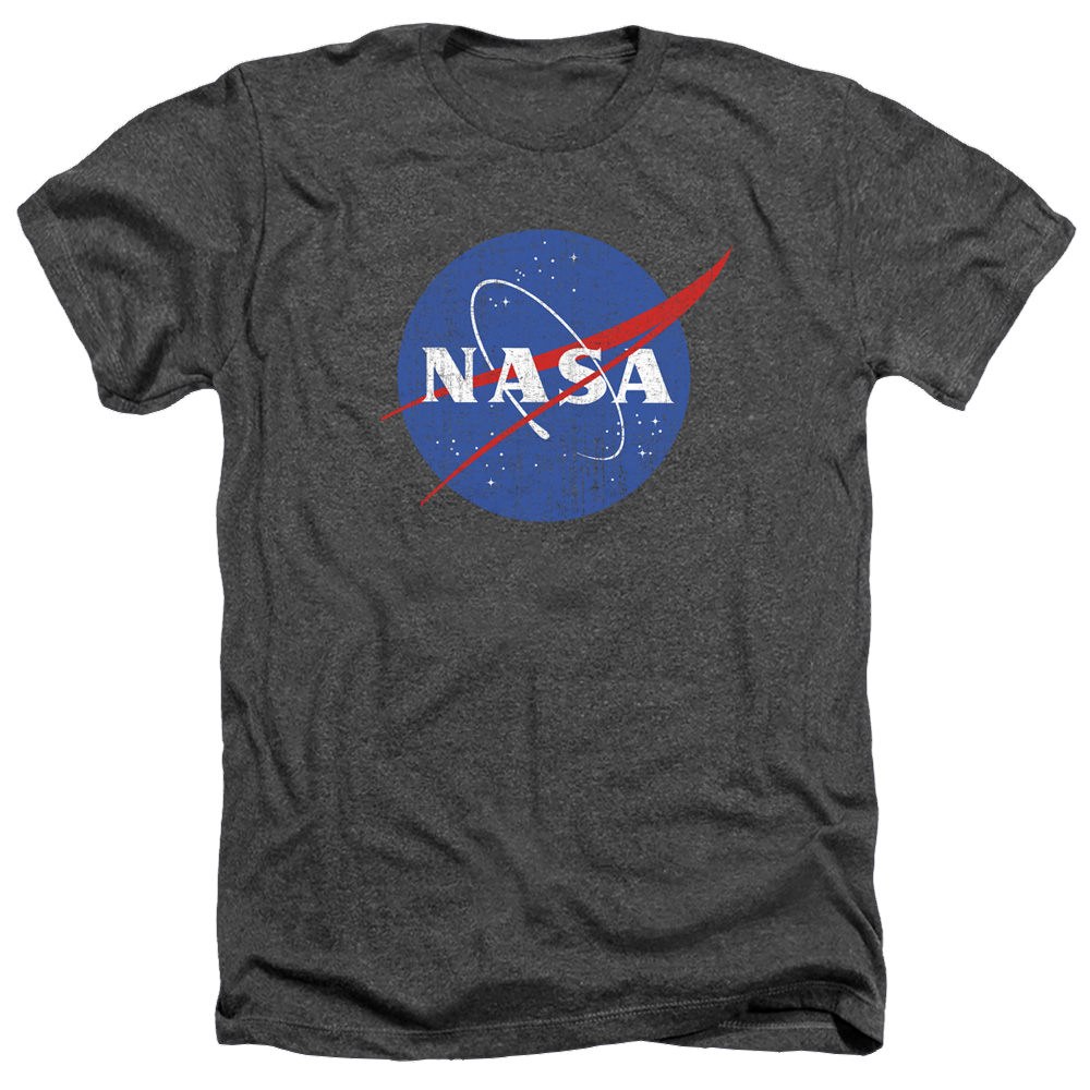 NASA Meatball Logo Distressed - Men's Heather T-Shirt Men's Heather T-Shirt NASA   