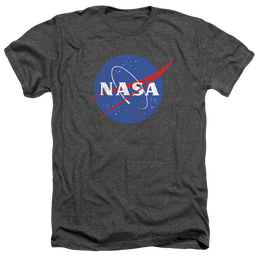 NASA Meatball Logo Distressed - Men's Heather T-Shirt Men's Heather T-Shirt NASA   