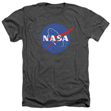 NASA Meatball Logo Distressed - Men's Heather T-Shirt Men's Heather T-Shirt NASA   