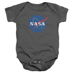NASA Meatball Logo Distressed - Baby Bodysuit Baby Bodysuit NASA   