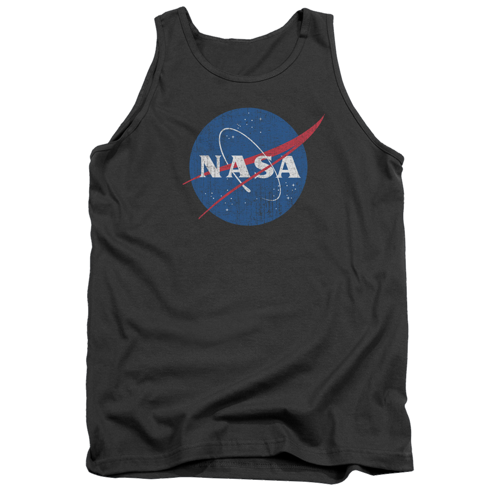 NASA Meatball Logo Distressed - Men's Tank Top Men's Tank NASA   