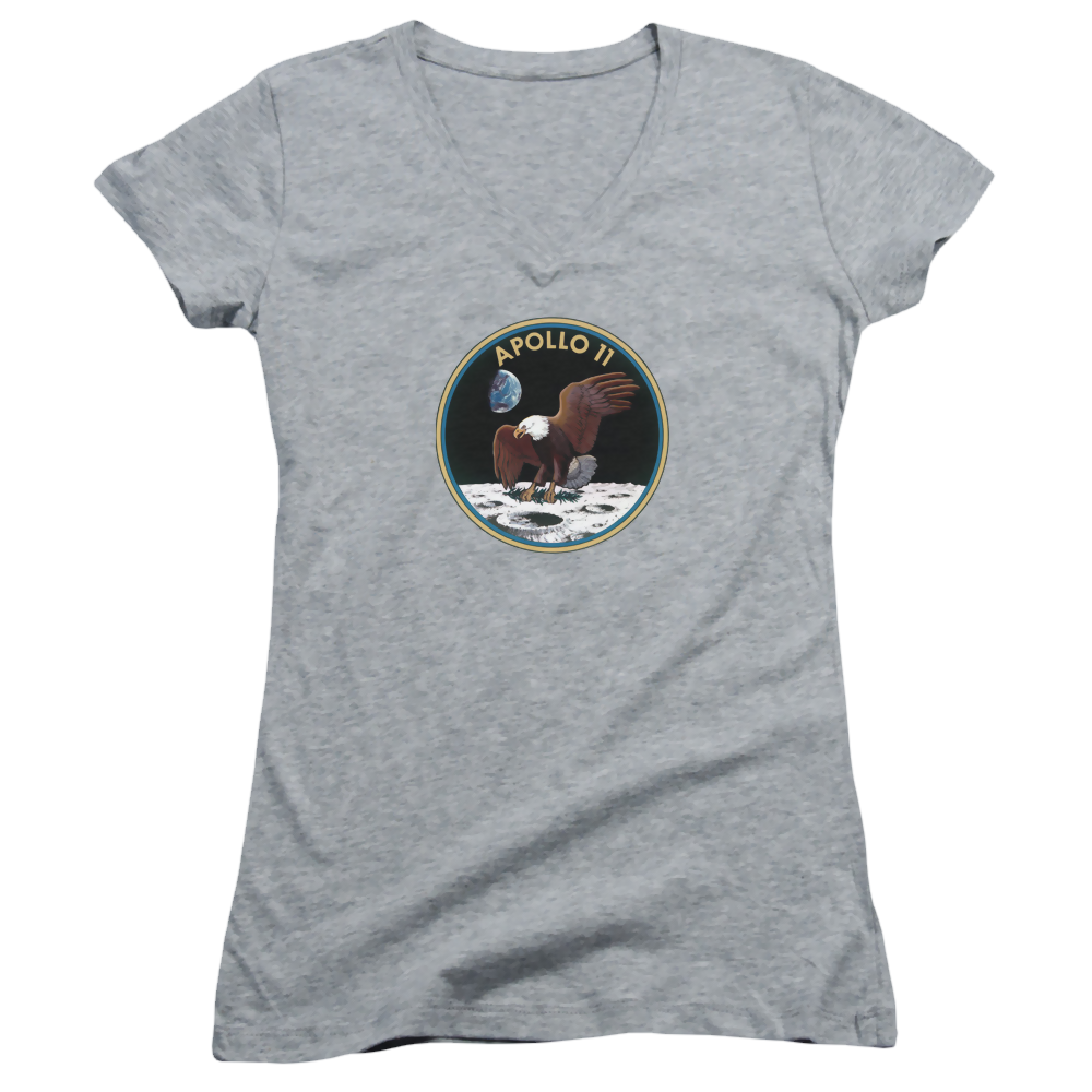NASA Apollo 11 - Juniors V-Neck T-Shirt Juniors V-Neck T-Shirt NASA   