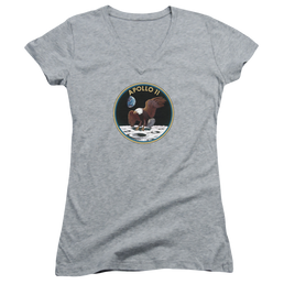 NASA Apollo 11 - Juniors V-Neck T-Shirt Juniors V-Neck T-Shirt NASA   