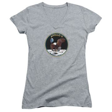 NASA Apollo 11 - Juniors V-Neck T-Shirt Juniors V-Neck T-Shirt NASA   