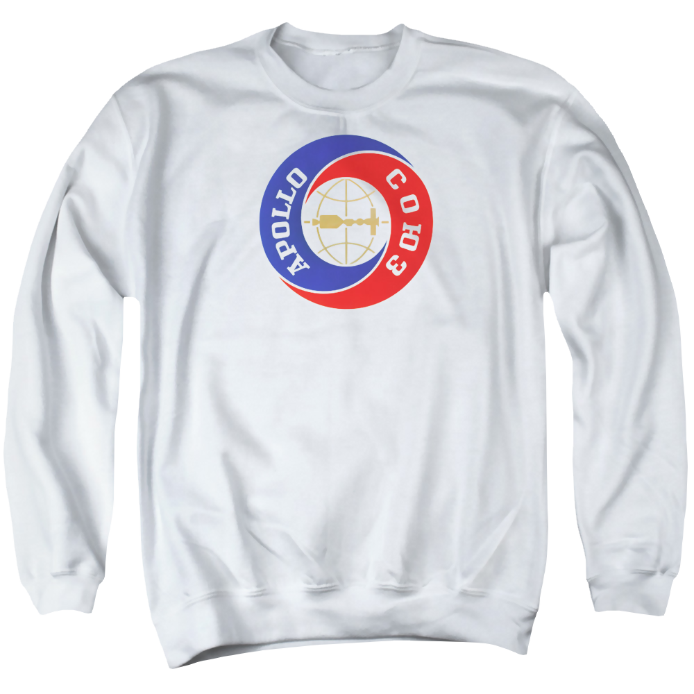 NASA Apollo Soyuz Men's Crewneck Sweatshirt Men's Crewneck Sweatshirt NASA   