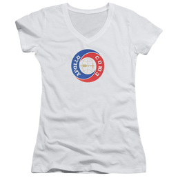 NASA Apollo Soyuz Juniors V-Neck T-Shirt Juniors V-Neck T-Shirt NASA   