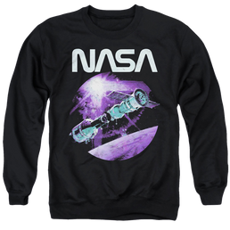 NASA Come Together Men's Crewneck Sweatshirt Men's Crewneck Sweatshirt NASA   