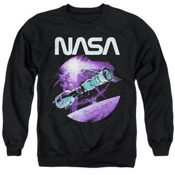 NASA Come Together Men's Crewneck Sweatshirt Men's Crewneck Sweatshirt NASA   
