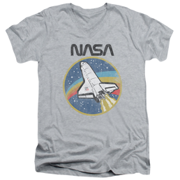 NASA Shuttle Men's V-Neck T-Shirt Men's V-Neck T-Shirt NASA   