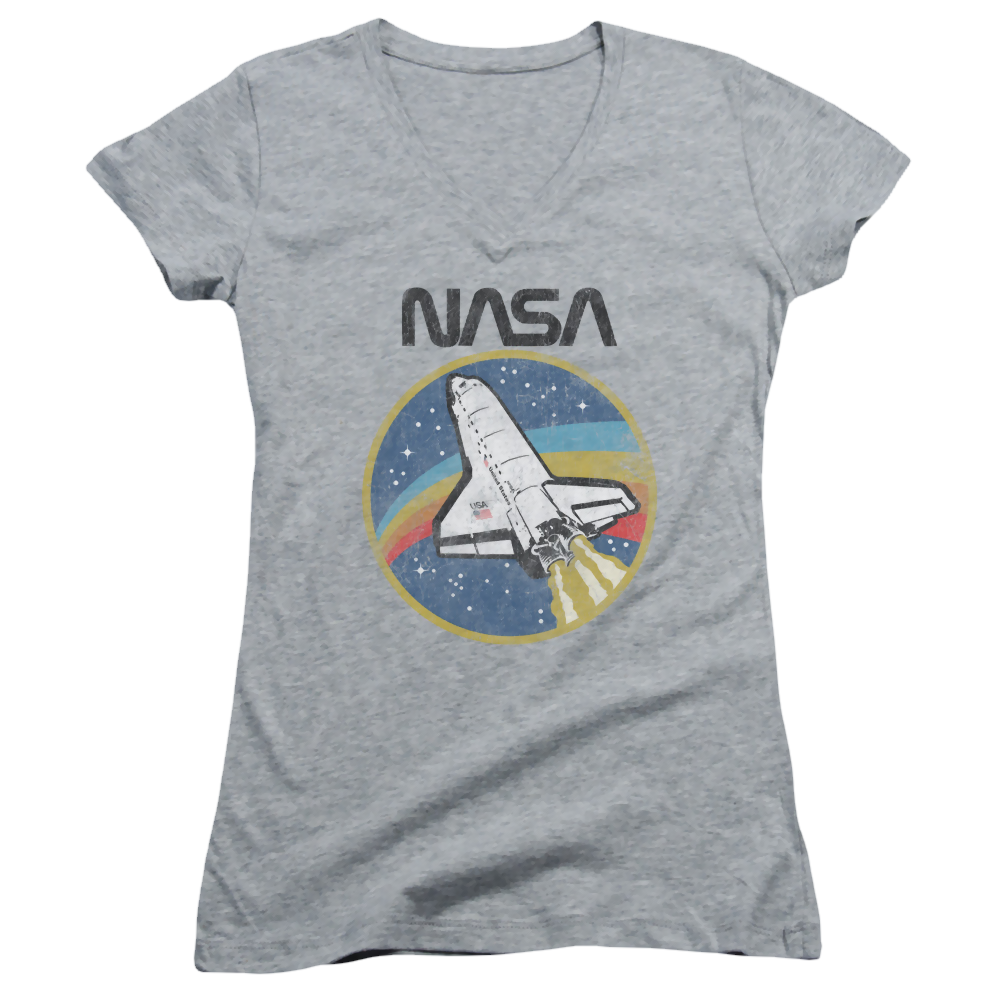NASA Shuttle Juniors V-Neck T-Shirt Juniors V-Neck T-Shirt NASA   