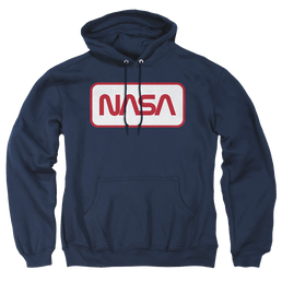 NASA Rectangular Logo Pullover Hoodie Pullover Hoodie NASA   