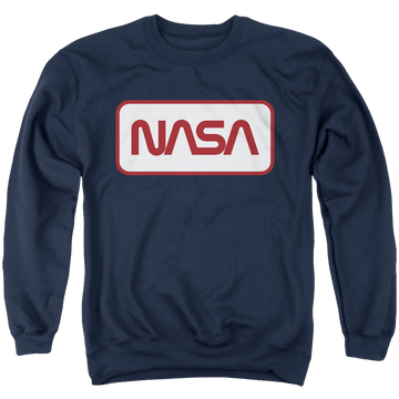 NASA Rectangular Logo Men's Crewneck Sweatshirt Men's Crewneck Sweatshirt NASA   