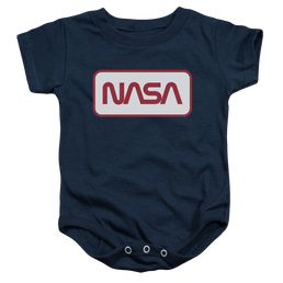 NASA Rectangular Logo Baby Bodysuit Baby Bodysuit NASA   