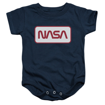NASA Rectangular Logo Baby Bodysuit Baby Bodysuit NASA   