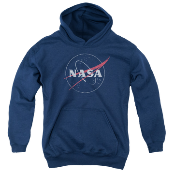 NASA Distressed Logo Youth Hoodie (Ages 8-12) Youth Hoodie (Ages 8-12) NASA   