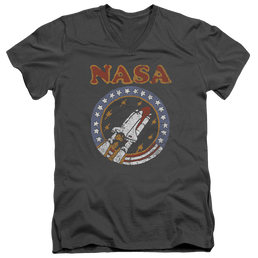 NASA Retro Shuttle Men's V-Neck T-Shirt Men's V-Neck T-Shirt NASA   