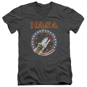 NASA Retro Shuttle Men's V-Neck T-Shirt Men's V-Neck T-Shirt NASA   