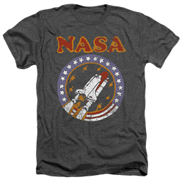 NASA Retro Shuttle Men's Heather T-Shirt Men's Heather T-Shirt NASA   