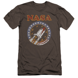 NASA Retro Shuttle Men's Premium Slim Fit T-Shirt Men's Premium Slim Fit T-Shirt NASA   