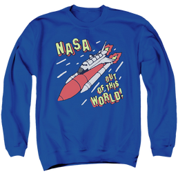 Nasa Out Of This World - Men's Crewneck Sweatshirt Men's Crewneck Sweatshirt NASA   