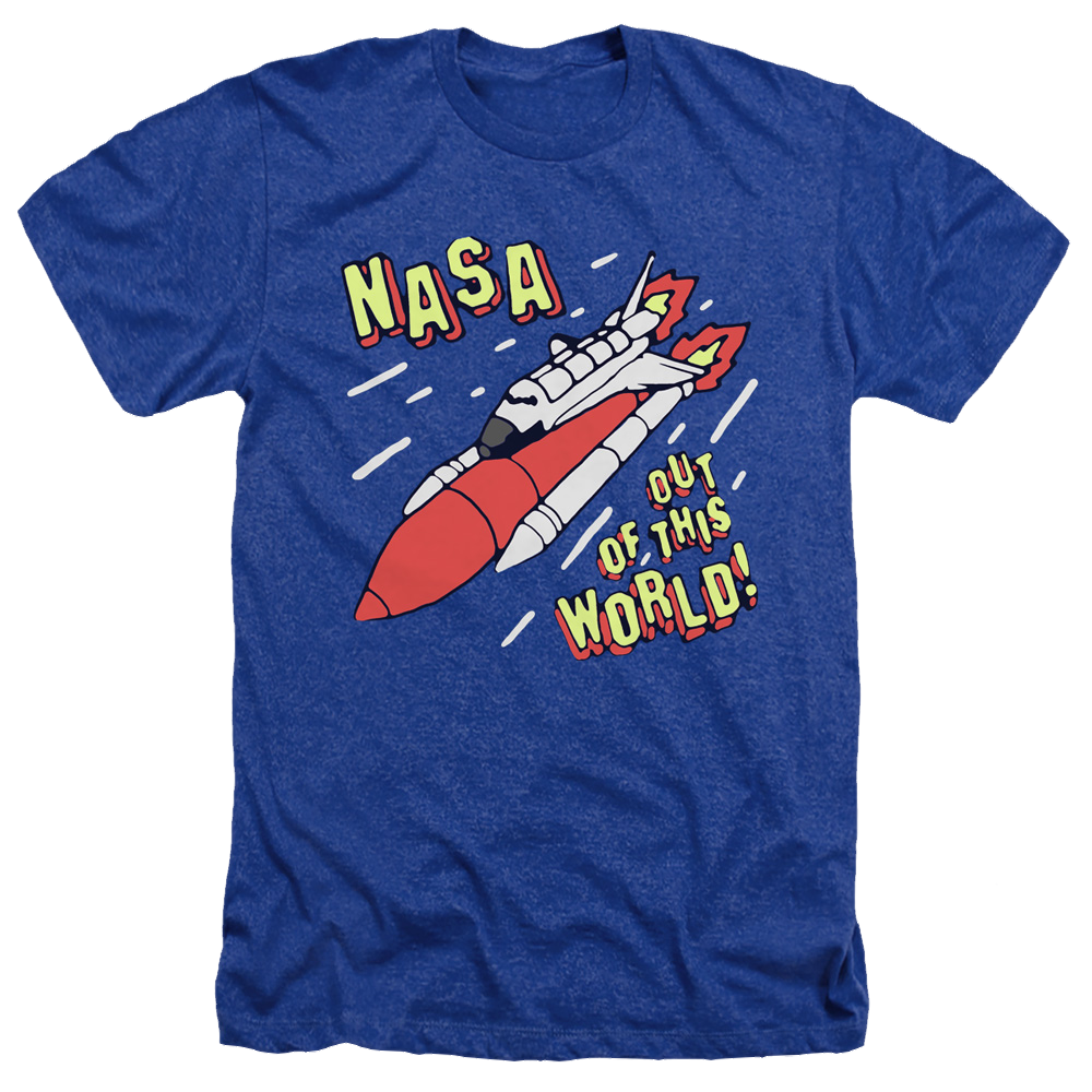Nasa Out Of This World - Men's Heather T-Shirt Men's Heather T-Shirt NASA   