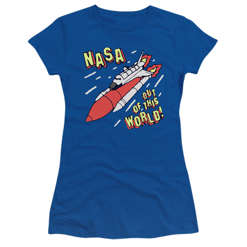 Royal juniors t-shirt with NASA Out Of This World graphic