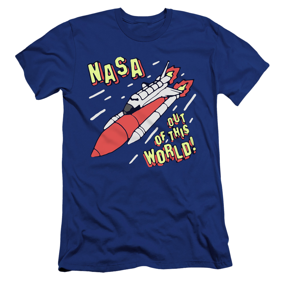 Nasa Out Of This World - Men's Premium Slim Fit T-Shirt Men's Premium Slim Fit T-Shirt NASA   