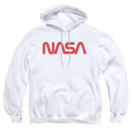 Nasa Worm Logo - Pullover Hoodie Pullover Hoodie NASA   