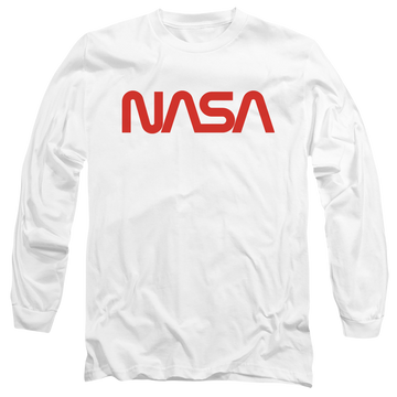 Nasa Worm Logo - Men's Long Sleeve T-Shirt Men's Long Sleeve T-Shirt NASA   