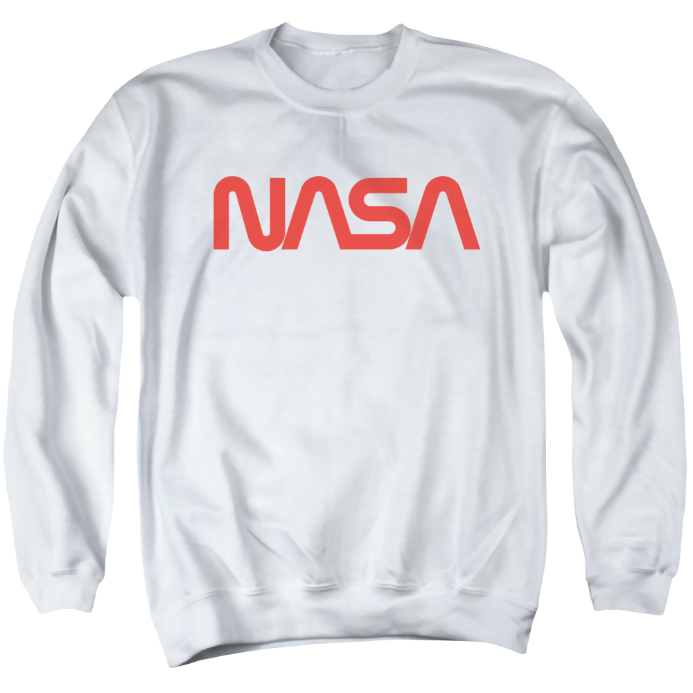 Nasa Worm Logo - Men's Crewneck Sweatshirt Men's Crewneck Sweatshirt NASA   