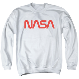 Nasa Worm Logo - Men's Crewneck Sweatshirt Men's Crewneck Sweatshirt NASA   