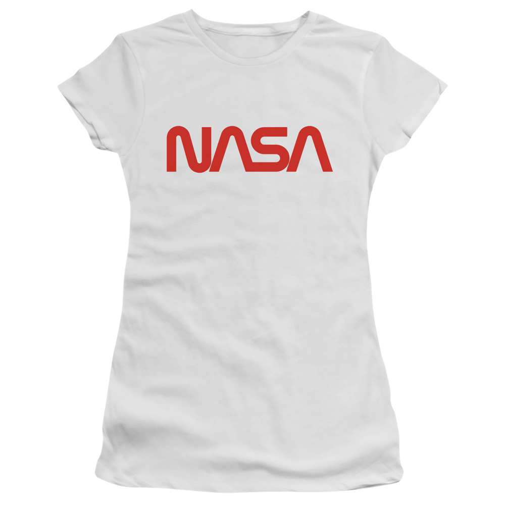 Nasa Worm Logo - Juniors T-Shirt Juniors T-Shirt NASA   